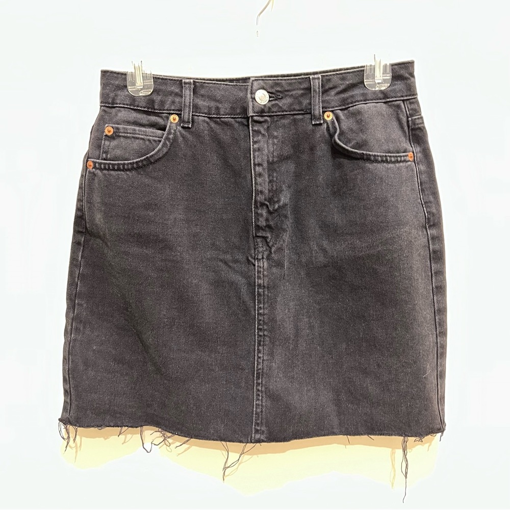 🐜Topshop black denim skirt🐜